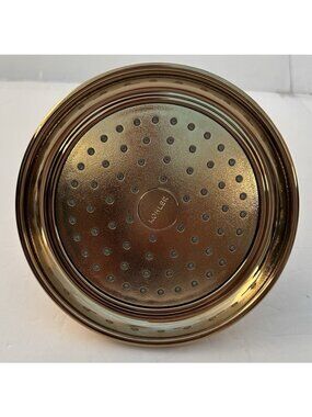 Kohler Purist Single-Function Round Goldtone Rain Showerhead Brushed Bronze USED